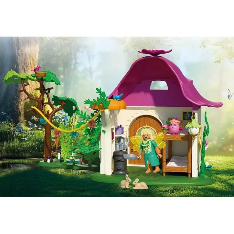 Figūru komplekts Princess Magic 71838 Mājīgā feju māja un zelta vienradzis