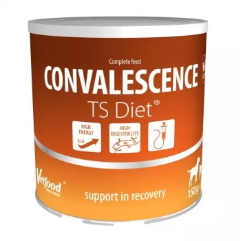 Veterinārā diētiskā mitrā barība Vetfood TS Diet Convalescence suņiem, 150 g