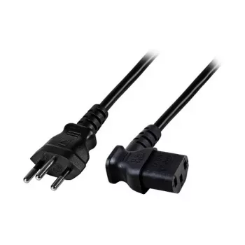 EFB-Elektronik strāvas vads Swiss Type 12 - C13 90°, melns, 1,8 m, 3 x 0,75 mm² Ražotājs: EFB Elektronik (EK483.1,8V2)