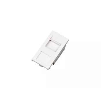 Kontaktligzdu drošības vāciņš Alantec OS002 balts 45×45 mm, 1 gab.