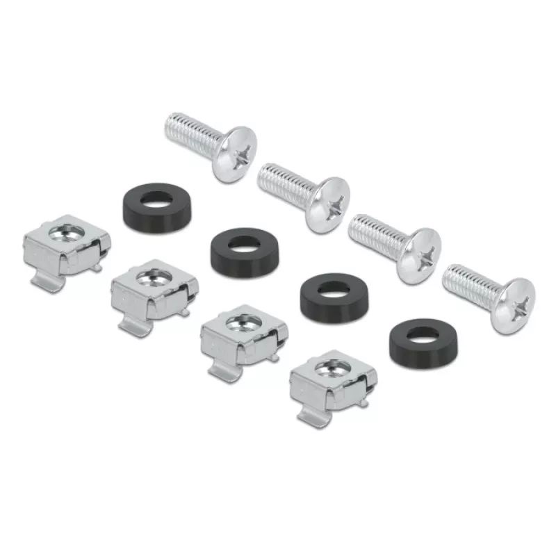DIN sliedes panelis DeLOCK 67031 Melns Metāls 19 collu 482,6 mm
