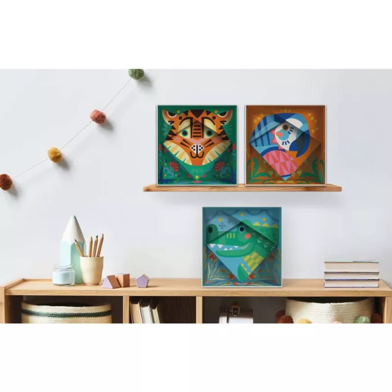 Gleznošanas komplekts Ravensburger CreArt Do it together – Papagailis (grupas gleznošanas komplekts)
