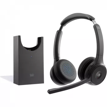 Austiņas 722 Wireless DUAL+STAND Carbon Melns Usba komplekts
