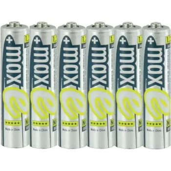 Ansmann 4+2 bezmaksas uzlādējamās baterijas maxE Micro AAA 800 mAh