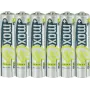 Ansmann 4+2 bezmaksas uzlādējamās baterijas maxE Micro AAA 800 mAh
