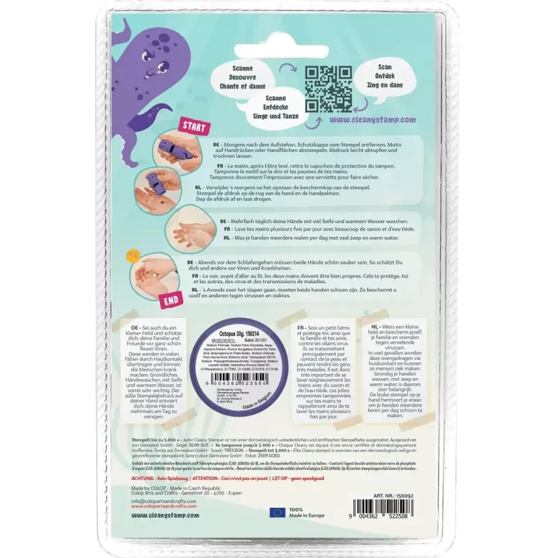 COLOP spiedogs 156695 apaļš violets bērniem