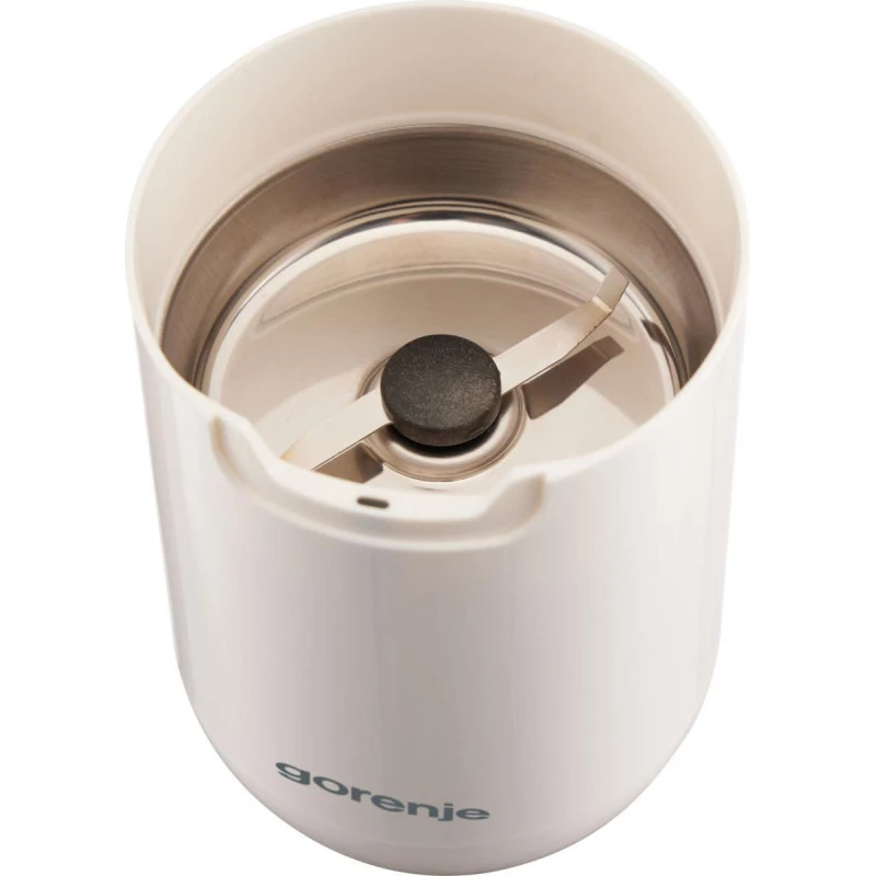 Gorenje | Kafijas dzirnaviņas | SMK150SW | 150 W | Kafijas pupiņu ietilpība 45 g | Vāka drošības slēdzis | Balta