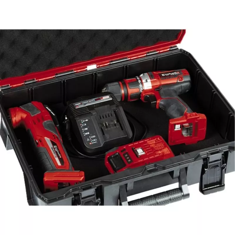 Instrumentu uzglabāšanas kaste Einhell 4540019 Melna Sarkana 420x95x280mm 1.95kg