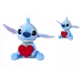 Plīša rotaļlieta SIMBA Stitch ar sirdi 50 cm, mīksts glāstāms tēls