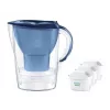 Ūdens filtra krūze BRITA Marella 2,4 L ar 3 Pure Performance kasetnēm, Maxtra Pro, zila