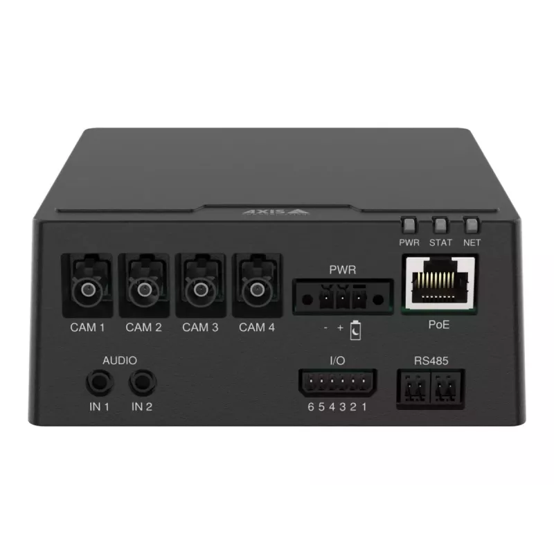 Bāzes modulis AXIS F9114-R Mk II — iekštelpām paredzēts vadu Ethernet, 10/100/1000 Mbps, 10–48 V, 12,7 W tipiski