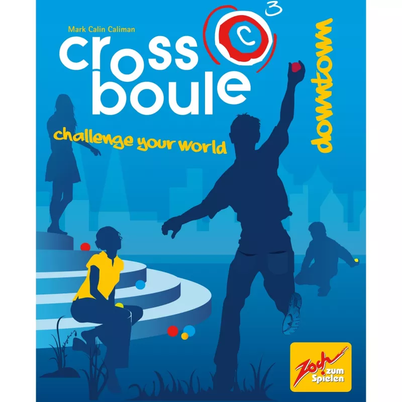 Crossboule Set Downtown, veiklības spēle zila/sarkana