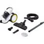Putekļsūcējs Karcher VC 3 — sausā tīrīšana mājām, 700 W, 0,9 L bez maisa, HEPA 13, teleskopiskā caurule, 1,5 m šļūtene