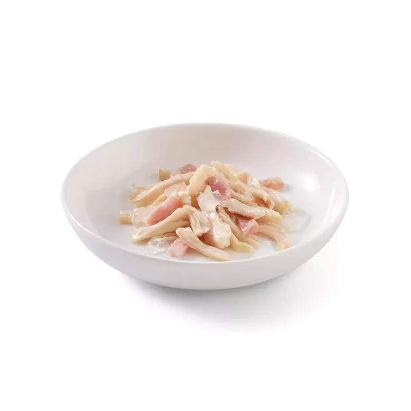 SCHESIR želejā Chicken ar šķiņķi - mitrā kaķu barība - 50 g