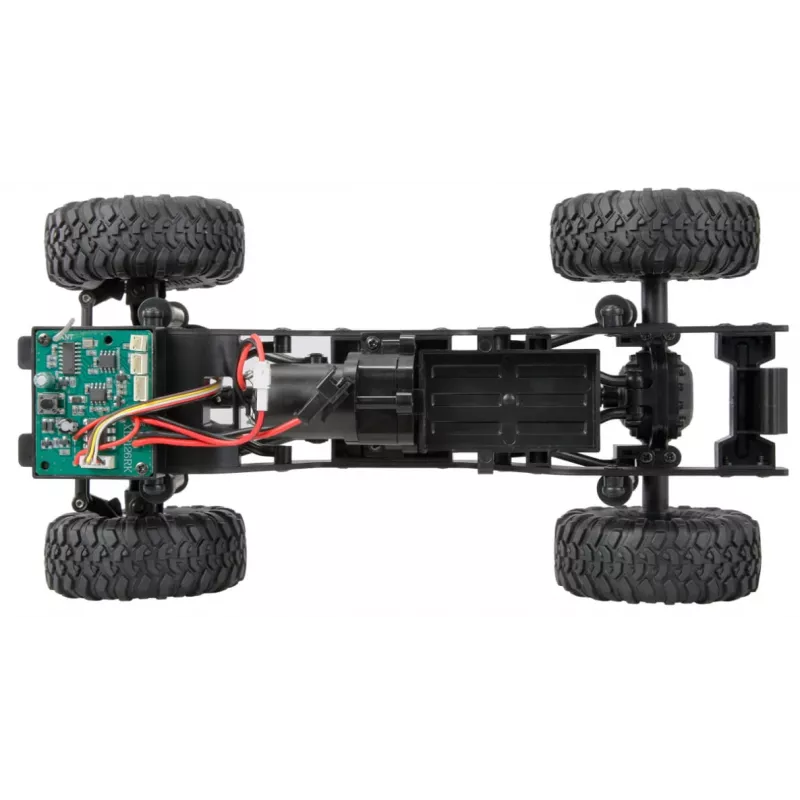 RC kāpurķēžu auto Amewi Mini-D90 4WD 1:16 RTR — mērogā 1:16, 4 riteņu piedziņa, gatavs lietošanai
