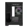 Datora korpuss Darflash FT418 + 6 aRGB ventilatori (melns)