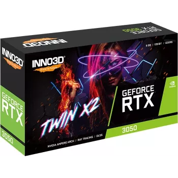 INNO3D GeForce RTX 3050 Twin X2 6GB GDDR6 grafiskā karte
