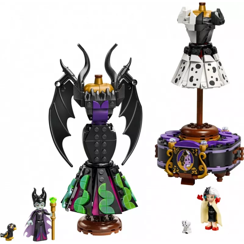 LEGO DISNEY 43262 Maleficent's un Cruella de Vil's kleitas