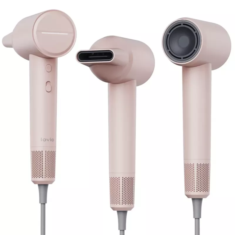 Matu žāvētājs Lovio LVHD001PK ar jonizāciju un AirFlow tehnoloģiju