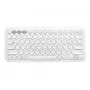 Logitech Multi-Device K380 - tastatūra - bezvadu - Bluetooth 3.0 - vācu - baltā krāsā