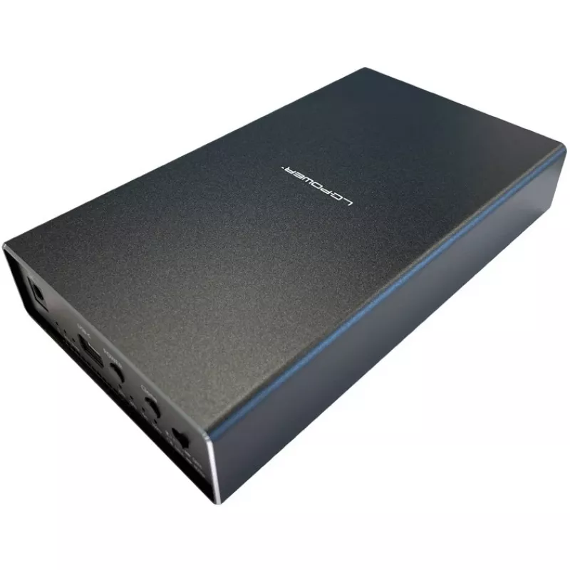 HDD/SSD korpuss LC-Power LC-DOCK-C-35-M2 3.5 collas USB Type-C 10 Gbit/s