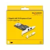 DeLOCK 81261 PCI Express x2 tīkla karte, 2 x RJ45 5 Gigabit LAN