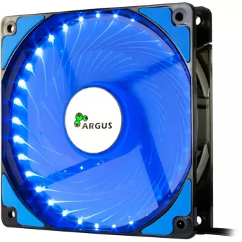 INTER-TECH Argus L-12025 120 mm zils LED korpusa ventilators