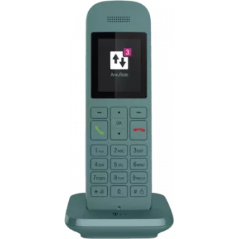 Bezvadu tālrunis Telekom Speedphone 12 Petrol — DECT bezvadu klausule ar ilgu akumulatora darbības laiku