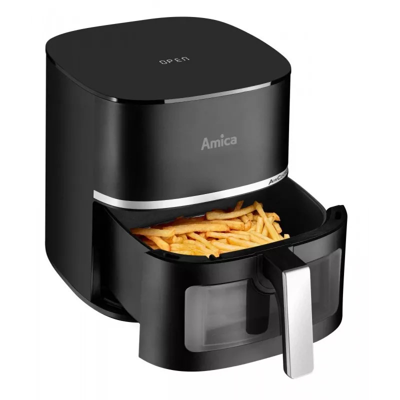 Gaisa fritieris AMICA AFM 6020 — 7 L ietilpība, 1800 W, regulējama temperatūra un taimeris