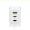 Strāvas lādētājs everActive SQ-655Q 65W, 1×USB-A + 2×USB-C ātra uzlāde