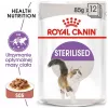 ROYAL CANIN FHN Sterilised mērcē - mitrā barība pieaugušiem kaķiem - 12x85g