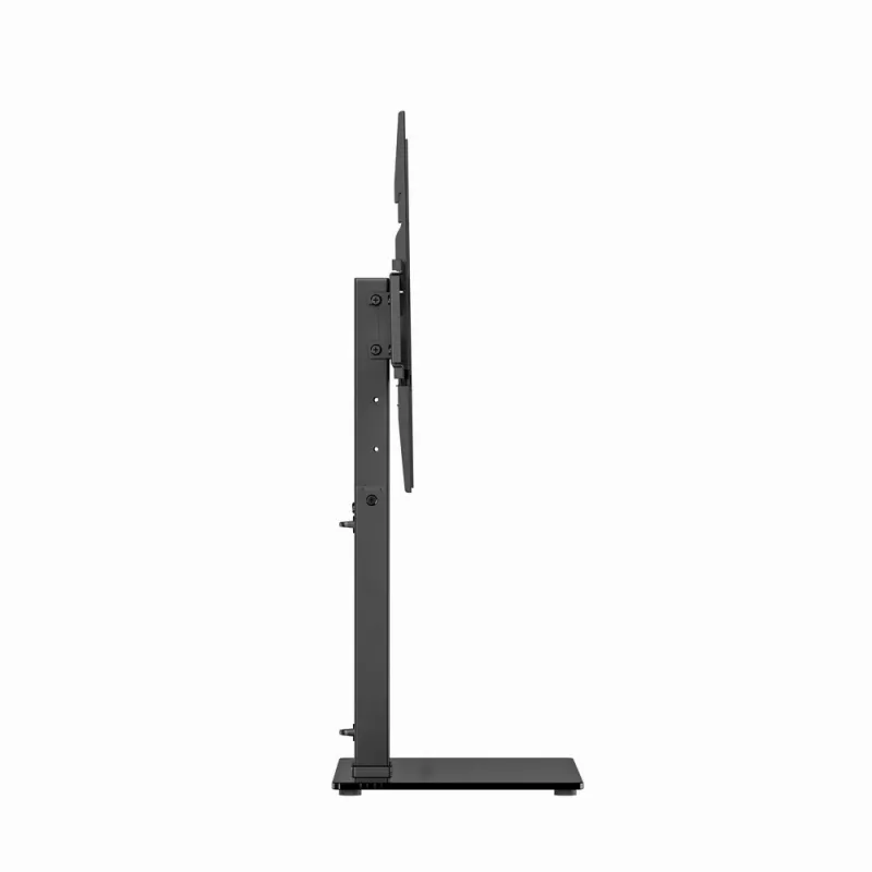 Grīdas TV statīvs GEMBIRD TVS-D75S-01 37–75 collu televizoriem, tērauds, regulējams augstums un slīpums, VESA 75x75–600x400, 40 kg ietilpība