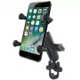 RAM Mounts X-Grip tālruņa stiprinājums ar stūres U-bultskrūves pamatni