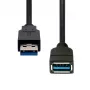 USB pagarinātāja kabelis ProXtend USB3AAF-001 3.2 Gen1, 1 m, USB-A ligzda uz USB-A spraudnis