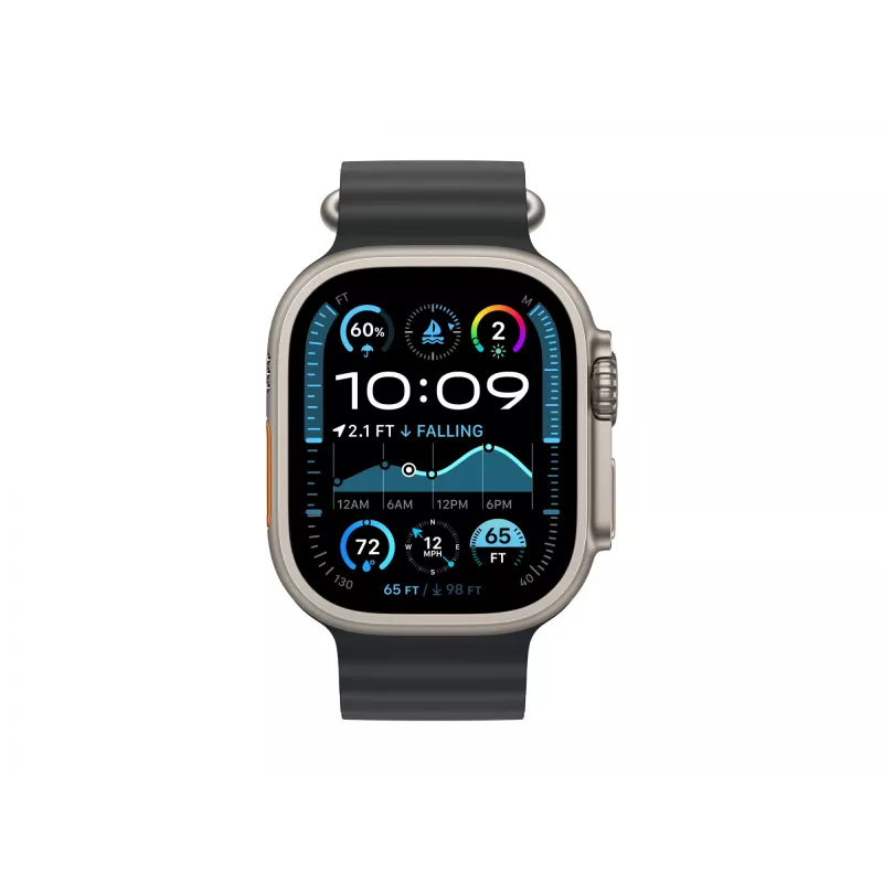 Apple Watch Ultra 2 GPS + Cellular 49mm Melns Titanium Case with Melns