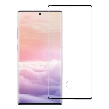 Rūdīta stikla ekrāna aizsargs Tellur Samsung Galaxy Note 10 — 3D Full Glue, melns