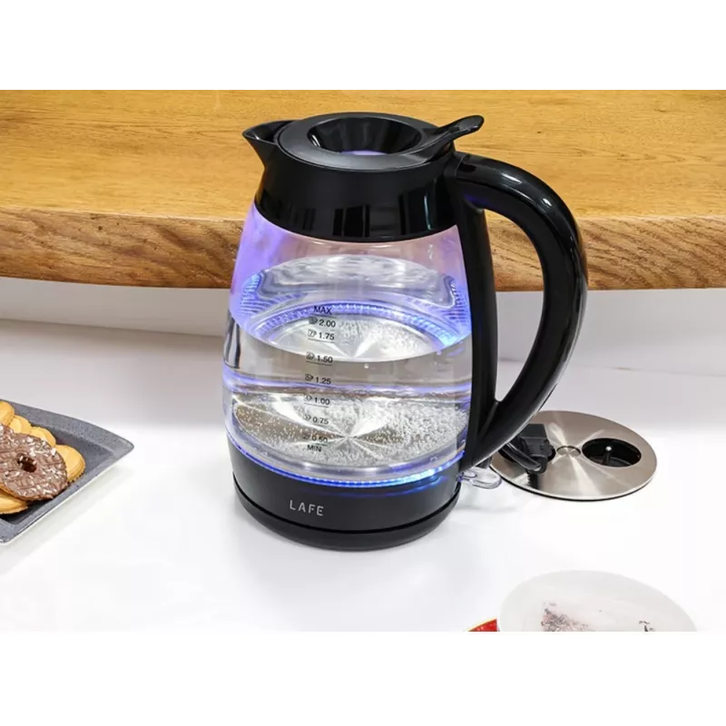 Elektriskā tējkanna LAFE Essential XL 1,7 l 2200 W stikls