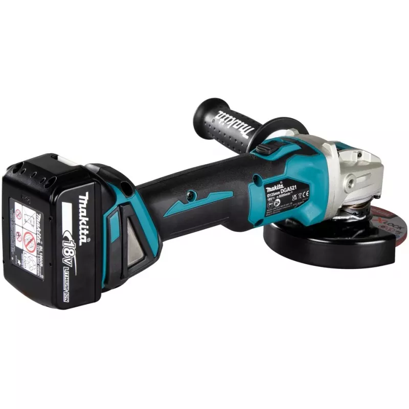 X-LOCK bezvada leņķa slīpmašīna DGA521ZX1, 18 V (zila/melna, bez baterijas un lādētāja)