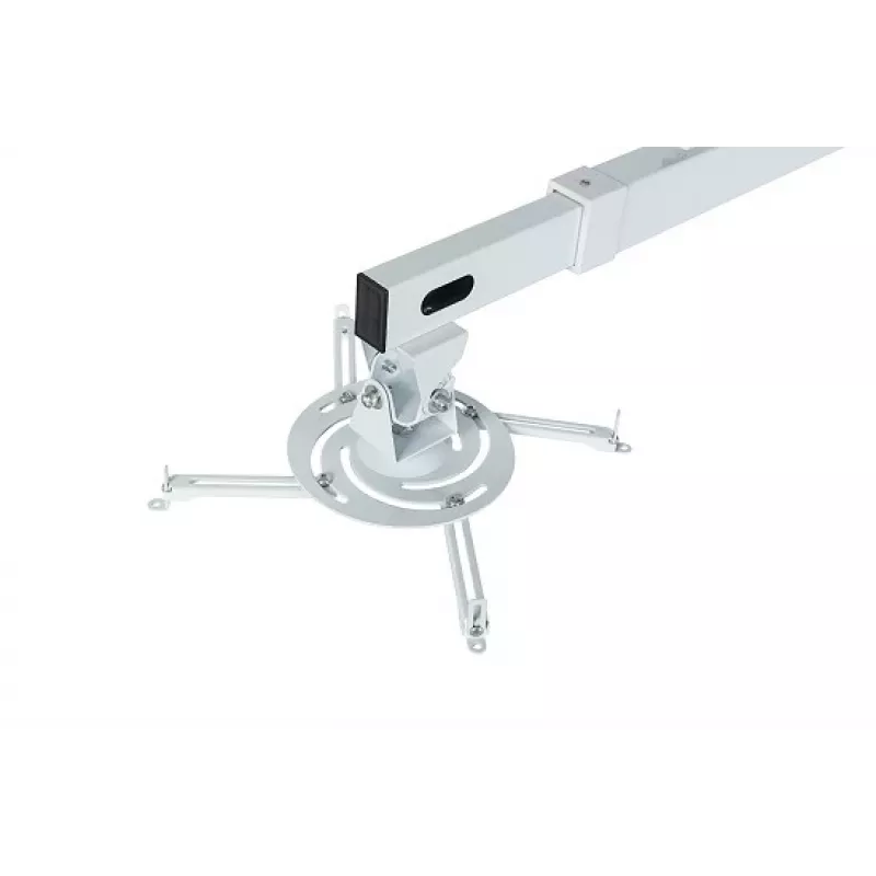 Sienas stiprinājums AVTEK WallMount Next 1200 — tērauds, balts, teleskopisks, 360° pagriežams, slīpums ±42°, maks. slodze 20 kg
