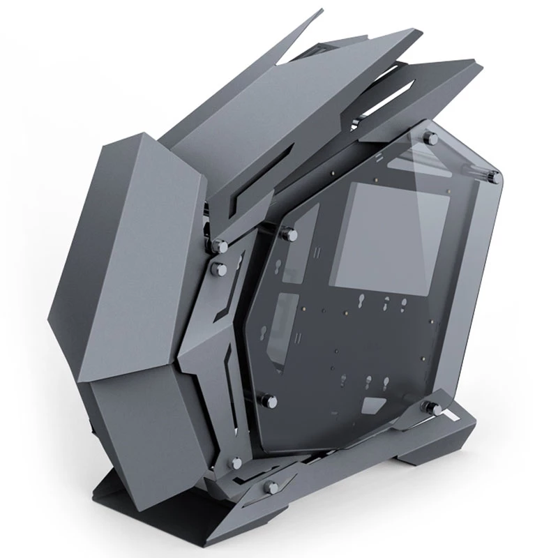 Jonsbo MOD3 Mini Micro-ATX Tower vitrīna ar rūdīto stiklu - Pelēks - Korpuss