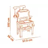 Bērnu darbnīcas rotaļlieta SMOBY Bricolo Builder 7600360741 - Celtniecības instrumentu komplekts lomu spēlēm