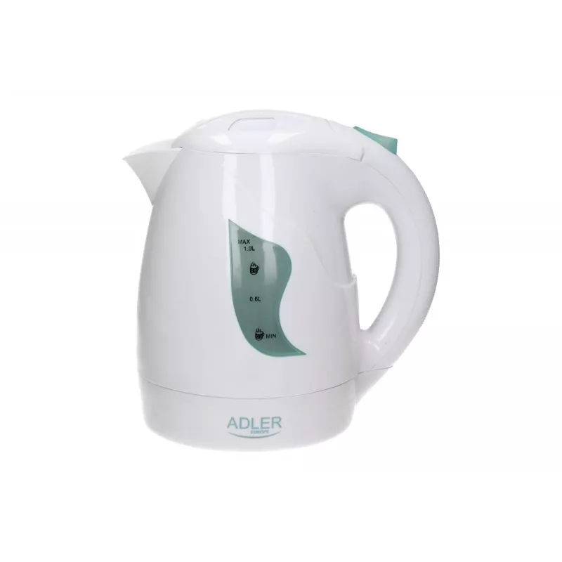 Adler AD 08 w elektriskā tējkanna 1 L 850 W Balta