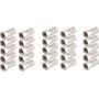 F-savienotājs ShiverPeaks 85010-R-SET25, vītņots liela uzgriežņa savienotājs, 25 gabalu komplekts