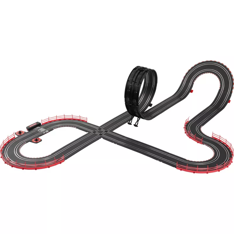 Slot car sacīkšu trase CARRERA GO!!! Speed Zone komplekts — modulārs elektriskais skrejceļš