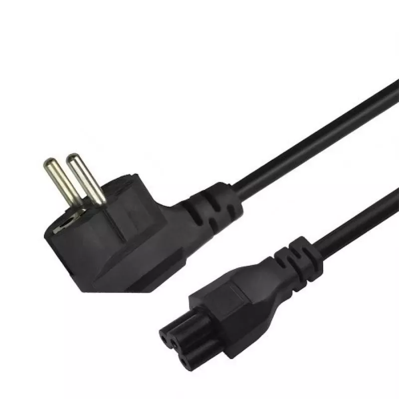 Strāvas kabelis Savio Strom IEC 60320 C5 CEE 7/7 3m Melns C5 savienotājs Tips C
