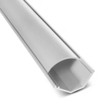 Kabeļu elastīgā caurule MACLEAN MCTV-575 grīdai, balta, 1,5 m, platums 43 mm, augstums 2,3–3,2 cm