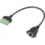 Renkforce RJ45 tīkla adaptera kabelis[1x RJ45 ligzda 8p8c - 1x spailes savienojums] 30 cm (RF-6443976)