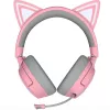 Razer Kraken Kitty V3 Pro - Quartz austiņas, vadu un bezvadu, galvas saite, spēlēm, USB Type-A, Bluetooth, rožu krāsa