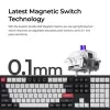 Mehāniskā tastatūra Keychron Q6H-M1 Wireless RGB Carbon Melns