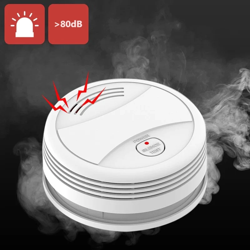 Dūmu detektors Spring 0 WiFi fotoelektrisks balts